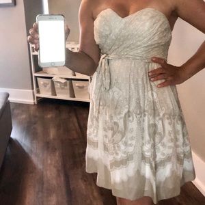 Express strapless dress, size 0, NWT